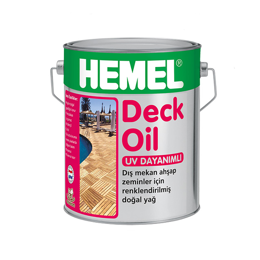 Масло для террас Hemel Deck Oil цвет 3112Н Ироко матовое 0,18 л